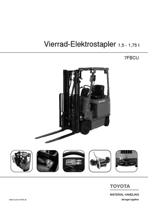 Elektromos targoncák Toyota 7 FBCU 18