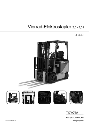 Elektromos targoncák Toyota 8 FBCU 25