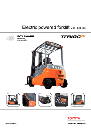 Elektromos targoncák Toyota 8 FBMKT 25