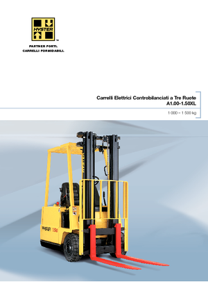 Elektromos targoncák Hyster A 1.50 XL