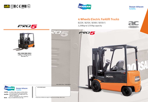 Elektromos targoncák Doosan B 25 X