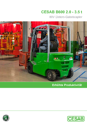 Elektromos targoncák Cesab B 625 L