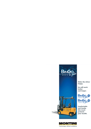 Elektromos targoncák Montini Bingo 204 CSM