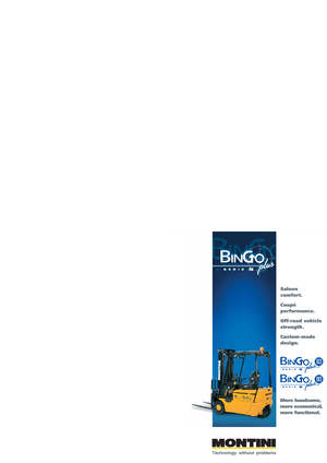 Elektromos targoncák Montini Bingo plus N 163 CSM