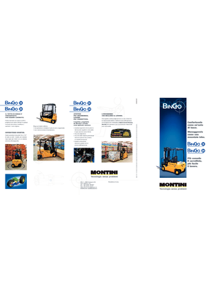 Elektromos targoncák Montini Bingo plus N 204