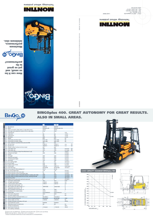 Elektromos targoncák Montini Bingo plus N 400