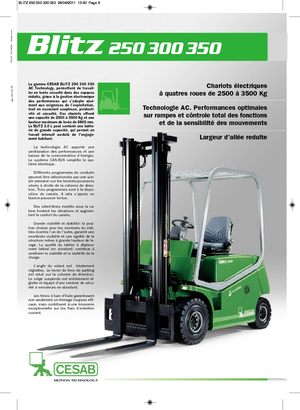 Elektromos targoncák Cesab Blitz 300 L AC