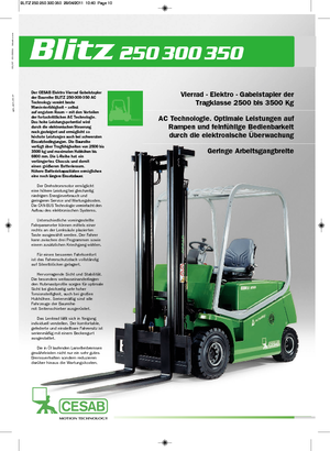 Elektromos targoncák Cesab Blitz 300 L AC