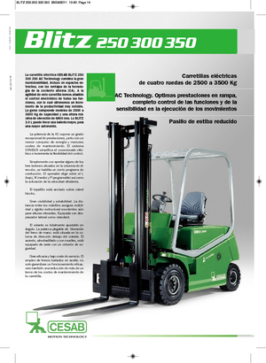 Elektromos targoncák Cesab Blitz 300 L AC