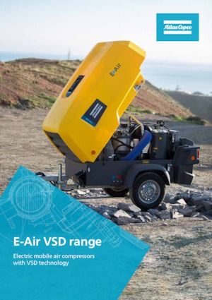 Mobilkompresszorok - dízel, elektromos, benzines Atlas Copco E-Air H450 VSD