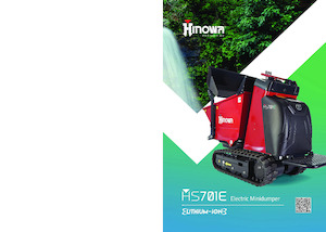 Elektromos lánctalpas dömperek Hinowa HS701E