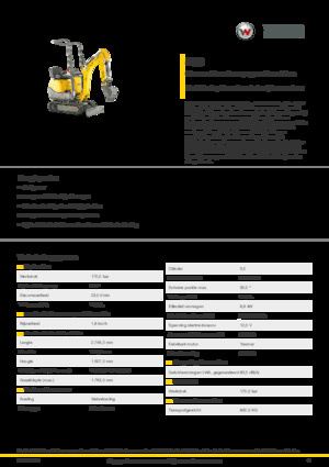 Elektromos lánctalpas kotrók Wacker Neuson 803 dual power 