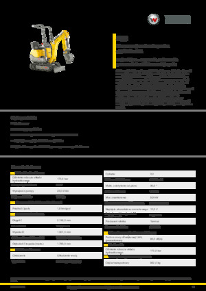 Elektromos lánctalpas kotrók Wacker Neuson 803 dual power 