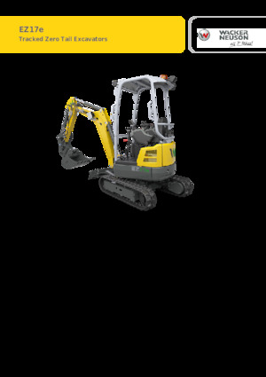 Elektromos lánctalpas kotrók Wacker Neuson EZ17e-2