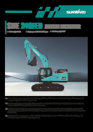 Elektromos lánctalpas kotrók Sunward SWE240FED
