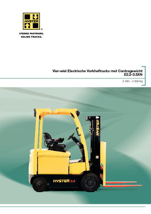 Elektromos targoncák Hyster E3.0XN