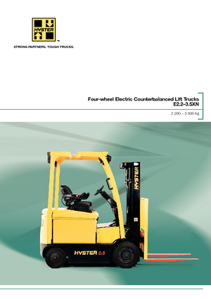 Elektromos targoncák Hyster E3.0XN