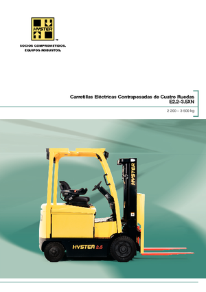 Elektromos targoncák Hyster E3.0XN