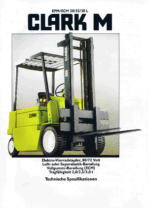 Elektromos targoncák Clark ECM 30 L