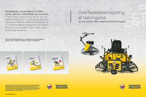 Gyalogkiséretű simítók Wacker Neuson CT 36-400 E