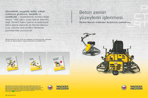 Gyalogkiséretű simítók Wacker Neuson CT 36-400 E