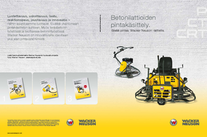 Gyalogkiséretű simítók Wacker Neuson CT 36-400 E