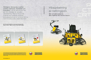 Gyalogkiséretű simítók Wacker Neuson CT 36-400 E