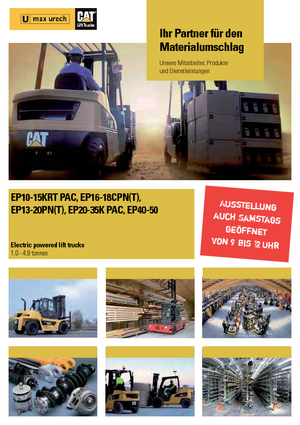 Elektromos targoncák Caterpillar EP35K PAC