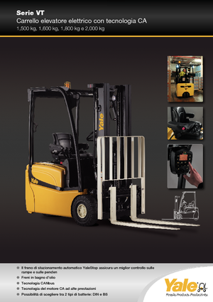 Elektromos targoncák Yale ERP 18 VT