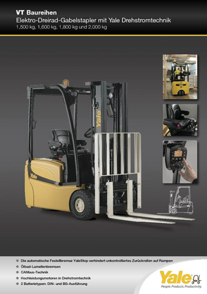 Elektromos targoncák Yale ERP 18 VT