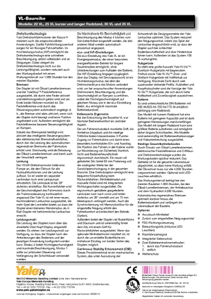 Elektromos targoncák Yale ERP25VL