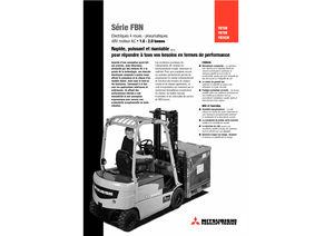 Elektromos targoncák Mitsubishi FB 16 N