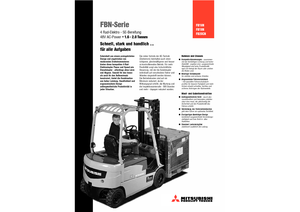 Elektromos targoncák Mitsubishi FB 16 N