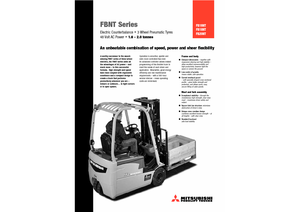 Elektromos targoncák Mitsubishi FB 20 NT ac