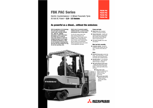 Elektromos targoncák Mitsubishi FB 30 KPAC