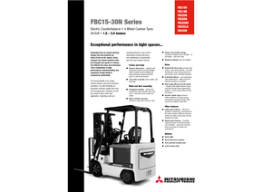 Elektromos targoncák Mitsubishi FBC 25 N