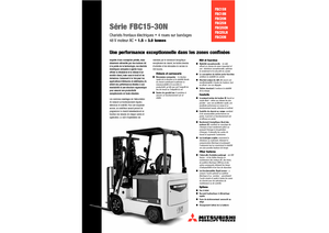 Elektromos targoncák Mitsubishi FBC 25 N