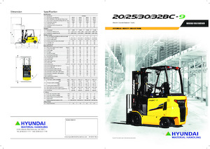 Elektromos targoncák Hyundai 20BC-9