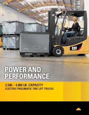 Elektromos targoncák Caterpillar 2ET3000