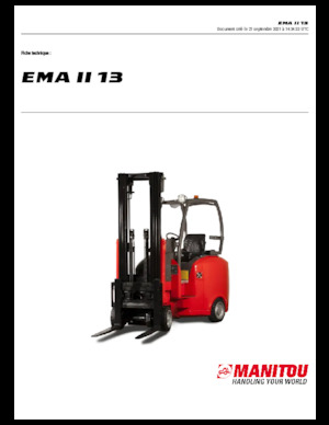 Elektromos targoncák Manitou EMA II 13