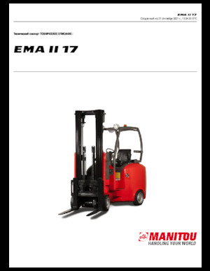 Elektromos targoncák Manitou EMA II 17