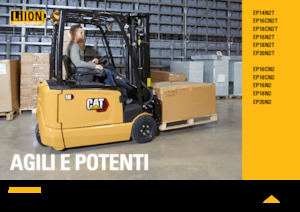 Elektromos targoncák Caterpillar EP80N