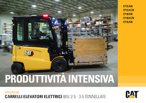 Elektromos targoncák Caterpillar EP25ACN