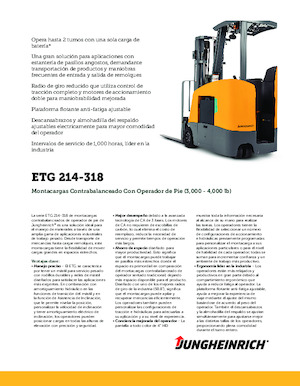 Elektromos targoncák Jungheinrich ETG 214