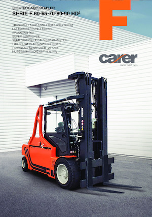 Elektromos targoncák Carer F 80 HD²