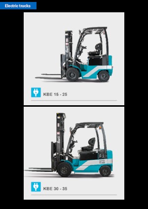 Elektromos targoncák Baoli KBE 30