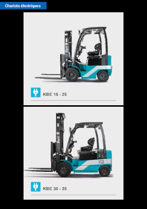 Elektromos targoncák Baoli KBE 30