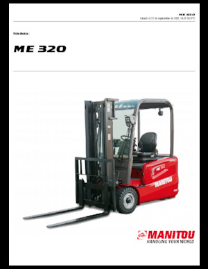 Elektromos targoncák Manitou ME 320