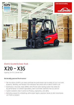 Elektromos targoncák Linde X25