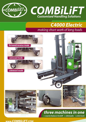 ízel négyirányú targoncák Combi-Lift C 4000 E